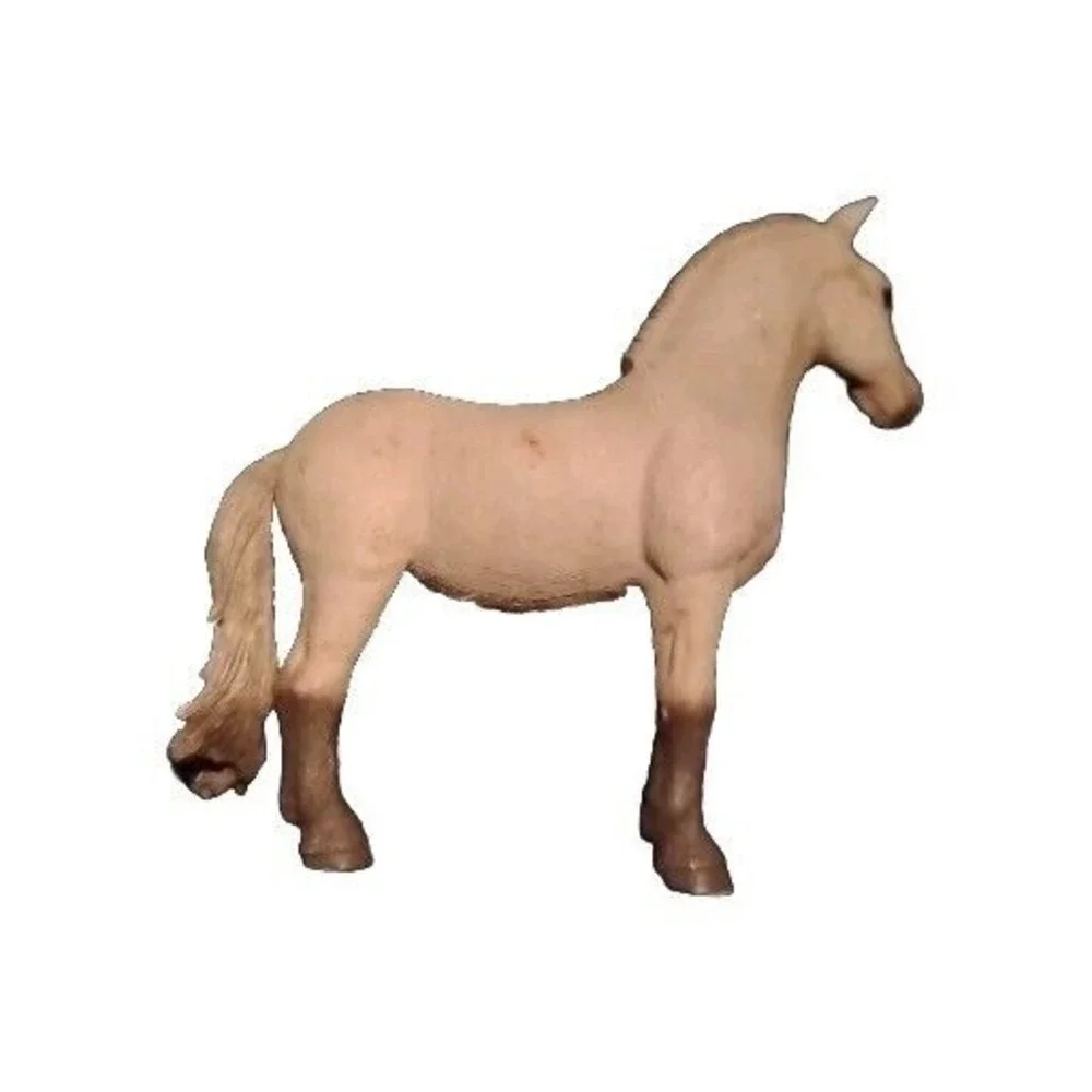Schleich Toy White Horse Figure Braids, Clips Am‎ Line 69 Pony White-ish